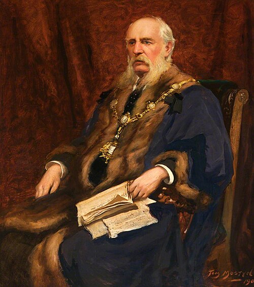 Lieutenant Colonel Henry Fishwick (1835–1914), FSA, 1906, Thomas Edwin Mostyn