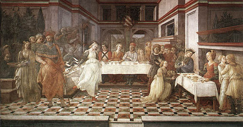 Le Banquet d'Hérode, 1500, Fra Filippo Lippi