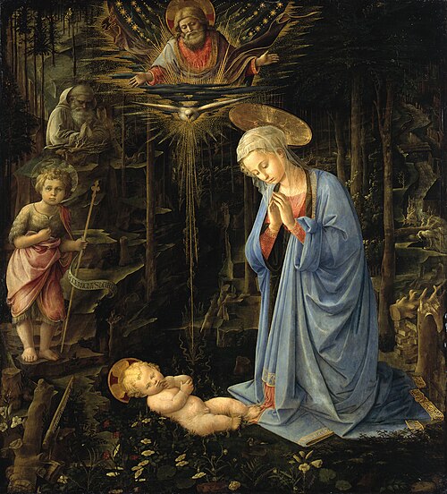 Adoration dans la forêt, 1459, Fra Filippo Lippi