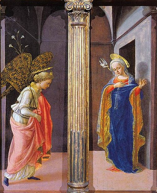 Annonciation, 1438, Fra Filippo Lippi