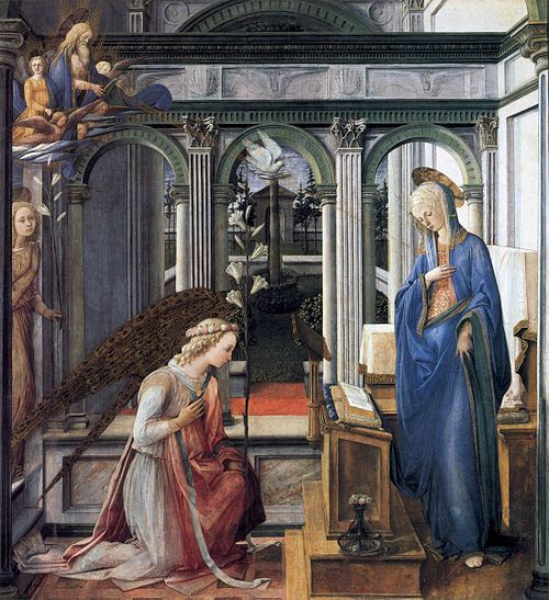 Annonciation, 1447, Fra Filippo Lippi