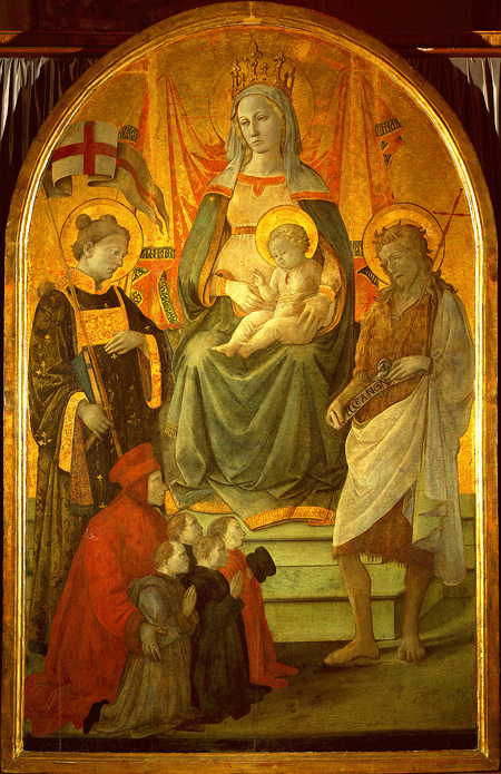 Madonna del Ceppo, 1452, Fra Filippo Lippi