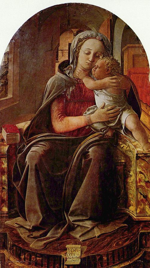 Vierge de Tarquinia, 1437, Fra Filippo Lippi