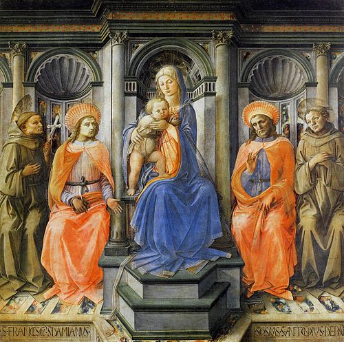 retable du noviciat, 1445, Fra Filippo Lippi