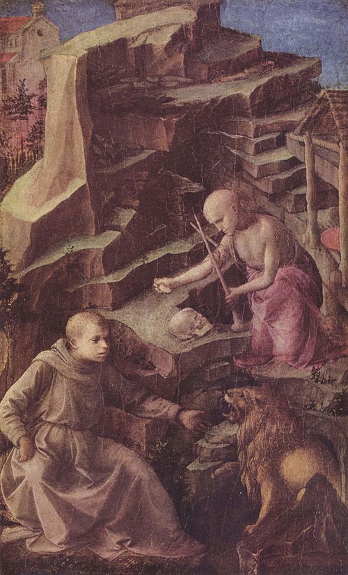 saint Jérôme pénitent, 1435, Fra Filippo Lippi