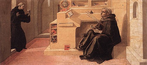 Vision of St Augustine, 1438, Filippo Lippi