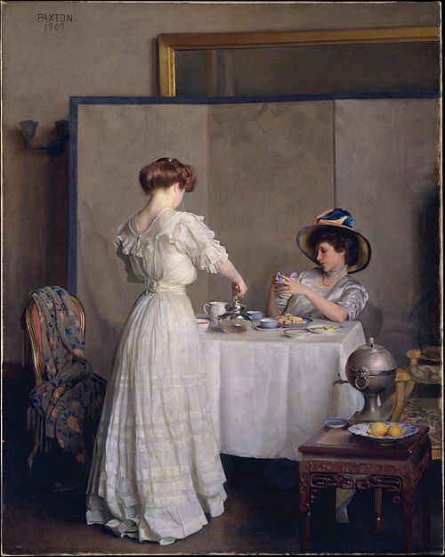 Tea Leaves, 1909, William McGregor Paxton