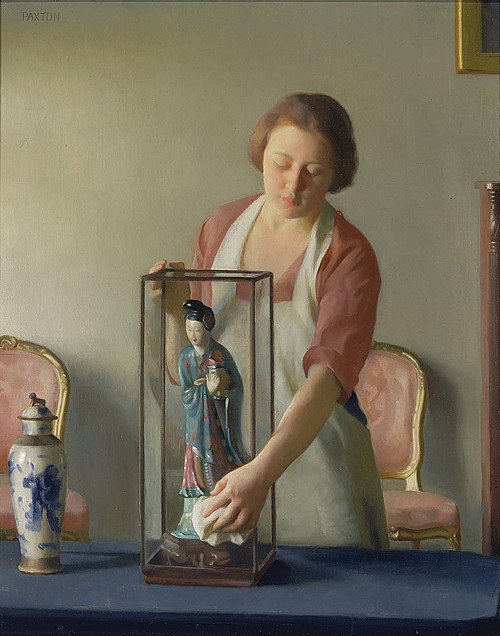 The Figurine, 1921, William McGregor Paxton