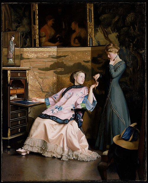 The New Necklace, 1910, William McGregor Paxton