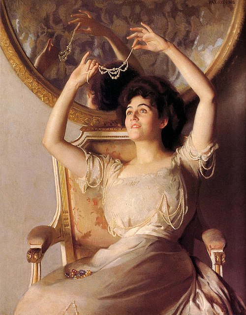 The String of Pearls, 1908, William McGregor Paxton