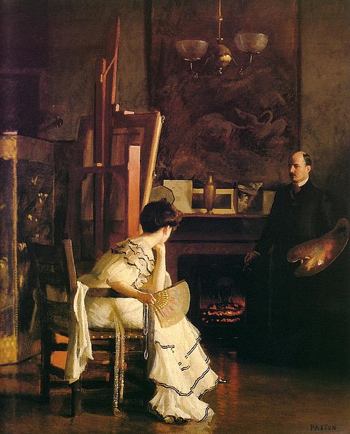 In the Studio, 1905, William McGregor Paxton