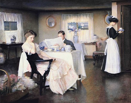 The Breakfast, 1911, William McGregor Paxton