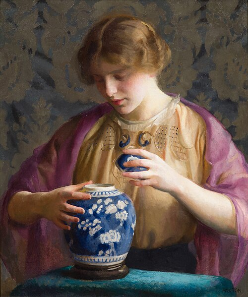 The Blue Jar, 1913, William McGregor Paxton