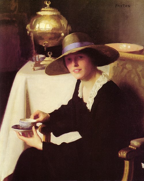 The Samovar, 1926, William McGregor Paxton