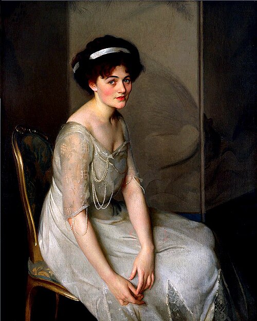Sylvia, 1908, William McGregor Paxton