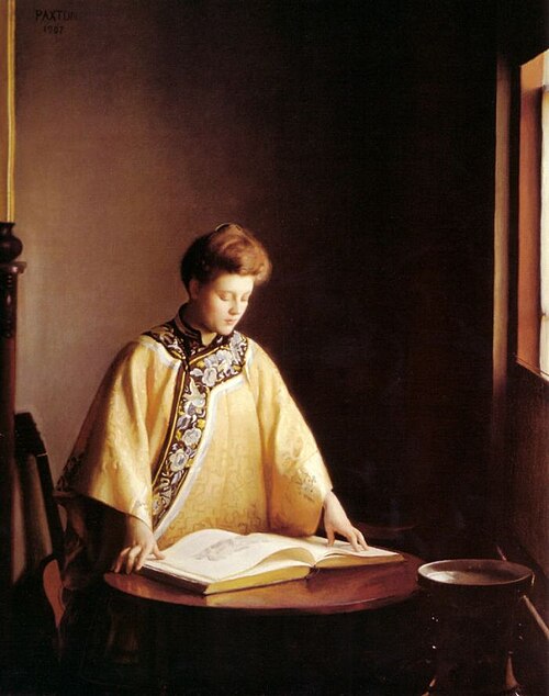 The yellow Jacket, 1907, William McGregor Paxton