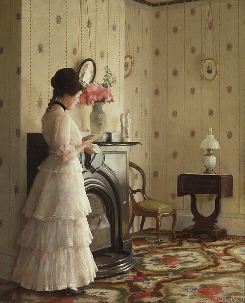 The Front Parlor, 1913, William McGregor Paxton