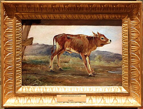 Calf, 1837, Anton Sminck Pitloo