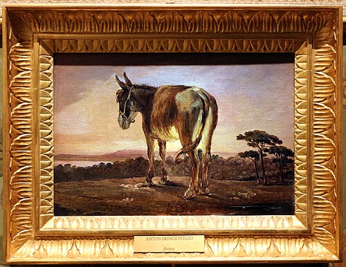 Donkey, 1837, Anton Sminck Pitloo