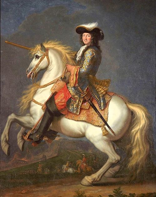 Portrait équestre de Louis XIV, 1679, René-Antoine Houasse