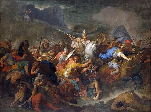 Bataille de Josué contre les Amalécites, 1650, René-Antoine Houasse