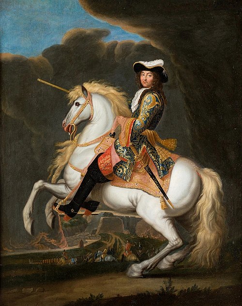 Retrato equestre de Luís XIV, 1679, René-Antoine Houasse