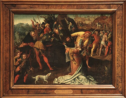 Portement de croix, 1550, Jan de Beer