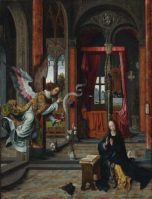 Annunciation, 1520, Jan de Beer