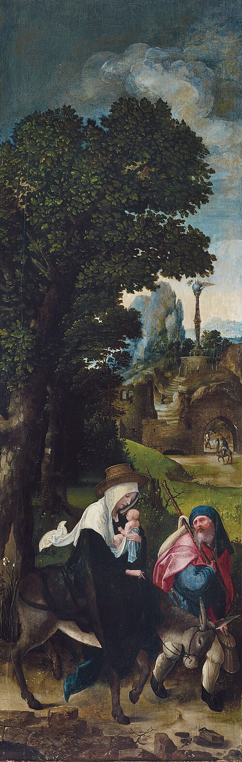 The Flight into Egypt, , Jan de Beer