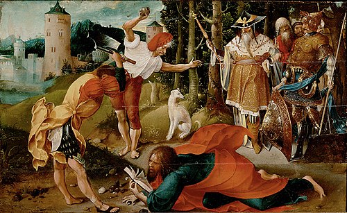 Het martelaarschap van de H. Matthias, 1512, Jan de Beer