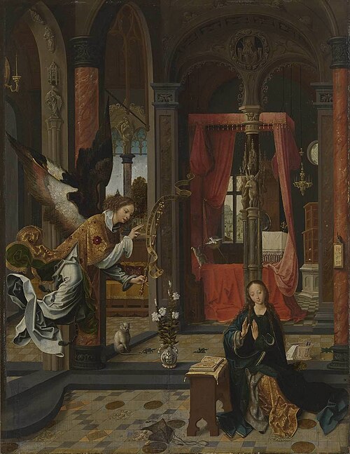 Verkündigung an Maria (nach), 1515, Jan de Beer