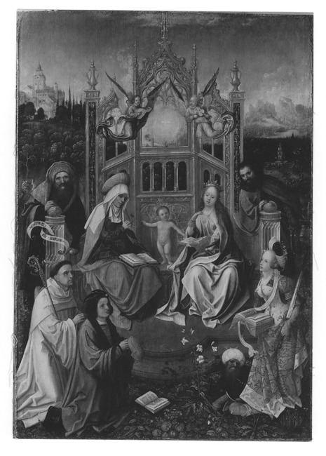 Infant Christ Enthroned, 1525, Jan de Beer