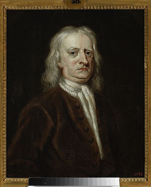 Portrait of Isaac Newton, 1800, John Vanderbank