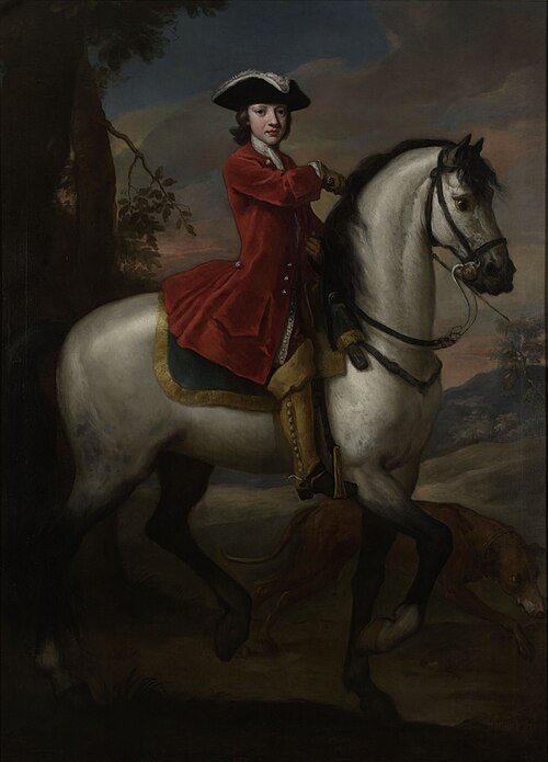 Charles Spencer, 3rd Duke of Marlborough (1706–1758), Soldier, 1719, John Vanderbank