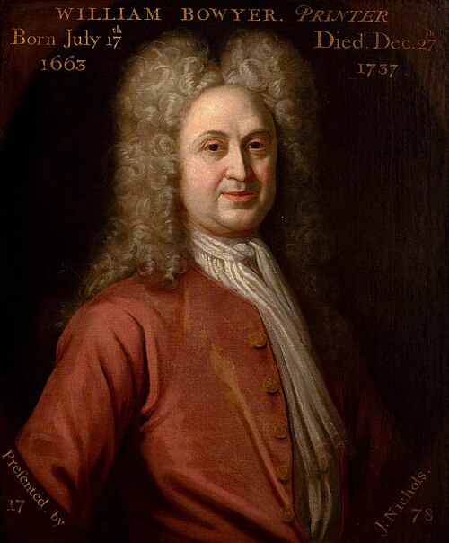 William Bowyer (1699–1777), 1728, John Vanderbank