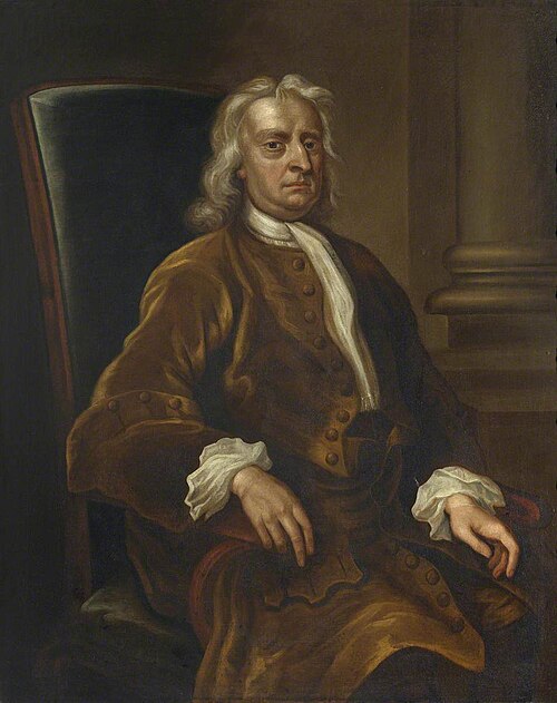 Sir Isaac Newton (1642–1727), Lucasian Professor of Mathematics (1669), 1725, John Vanderbank