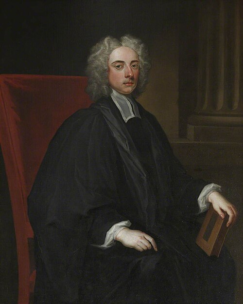 Portrait of an Unknown Clergyman (sometimes called 'Thomas Sherlock' or 'Benjamin Hoadly'), 1726, John Vanderbank
