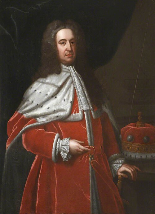 Baron Thomas Wyndham (1681–1745), Lord Chancellor of Ireland, Benefactor, 1735, John Vanderbank