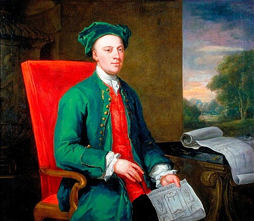 John Harvey (1681–1735), Architect, 1732, John Vanderbank