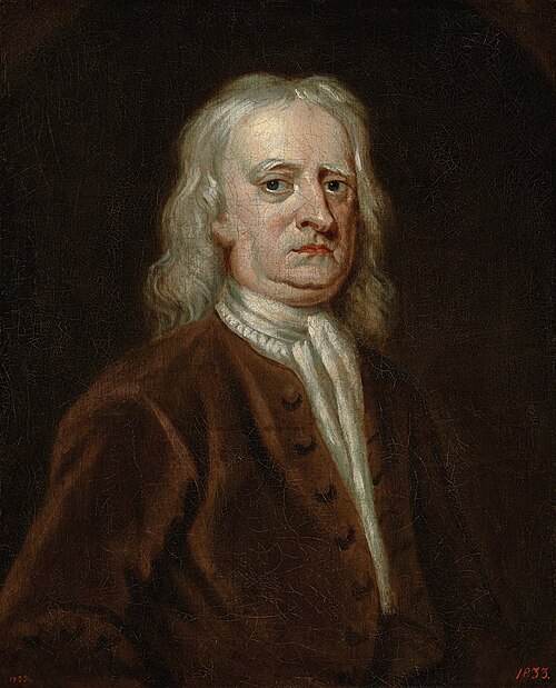 Portrait of Isaac Newton, 1701, John Vanderbank