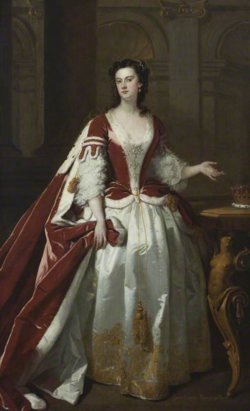 Lady Grace Carteret, Countess of Dysart (1713-1755), 1737, John Vanderbank