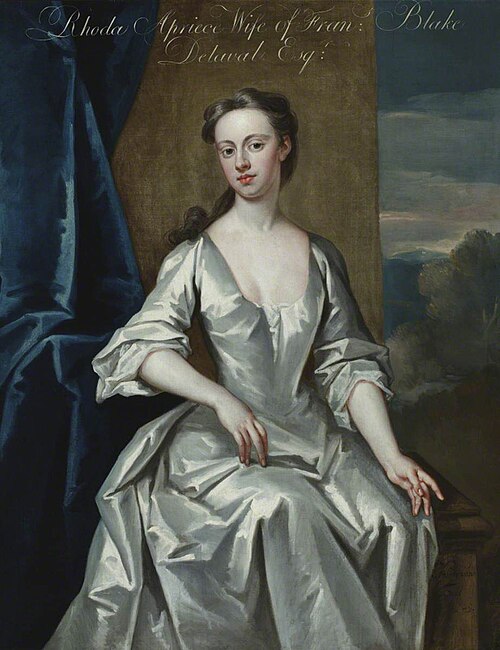 Rhoda Apreece, Mrs Francis Blake Delaval (d.1759), 1725, John Vanderbank