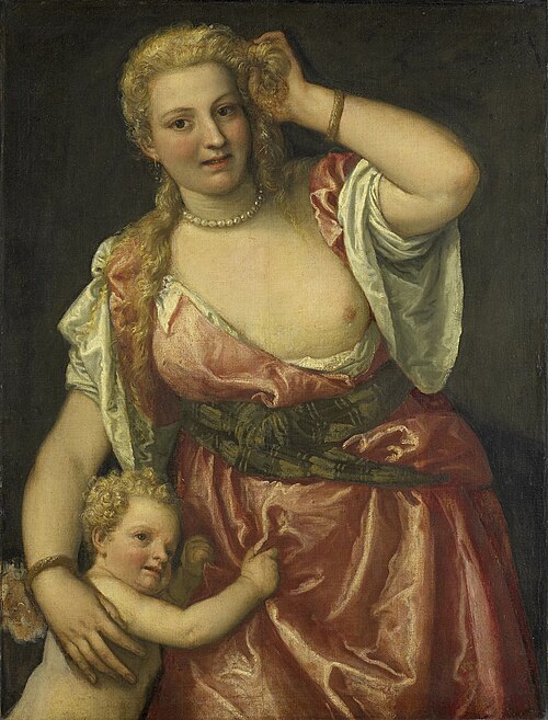 Vénus avec Cupidon, 1582, Benedetto Caliari