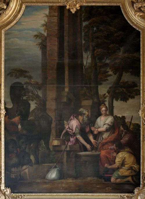 Eliezer and Rebecca, 1575, Benedetto Caliari