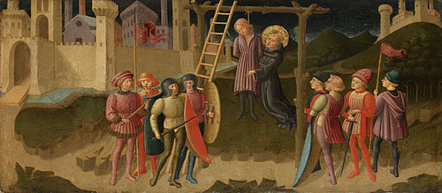 Saint Nicholas Saving a Hang, 1470, Zanobi Machiavelli