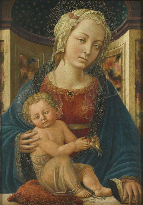 Vierge à l'Enfant, 1452, Zanobi Machiavelli