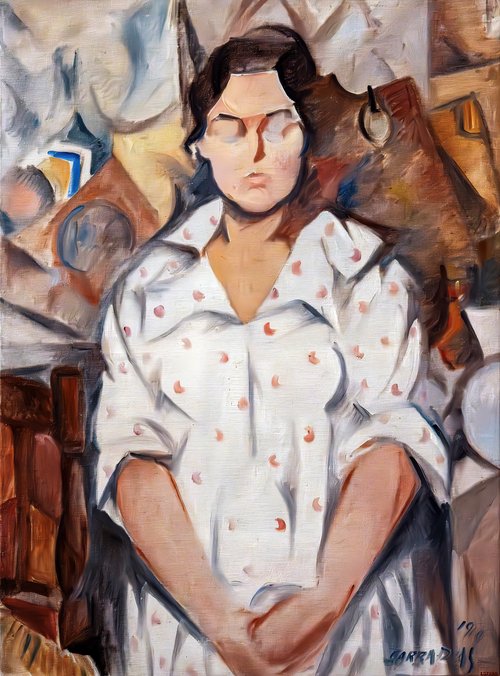 Portrait de Pilar, 1919, Rafael Barradas