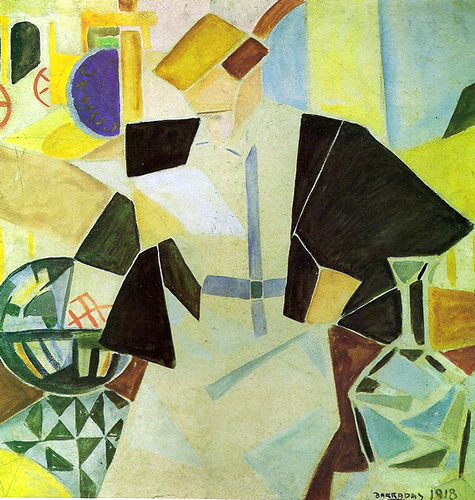Woman at the Cafe, 1918, Rafael Barradas