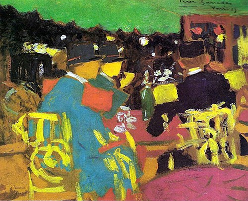 Boulevard Printing, 1913, Rafael Barradas