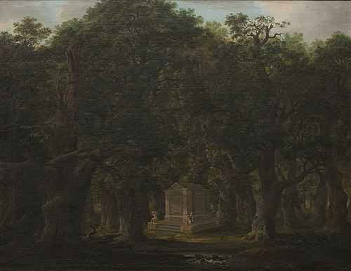 Monument in an Oak Wood, 1786, Johann Friedrich Weitsch
